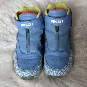 AND1 Kids Blue and Green Sneakers